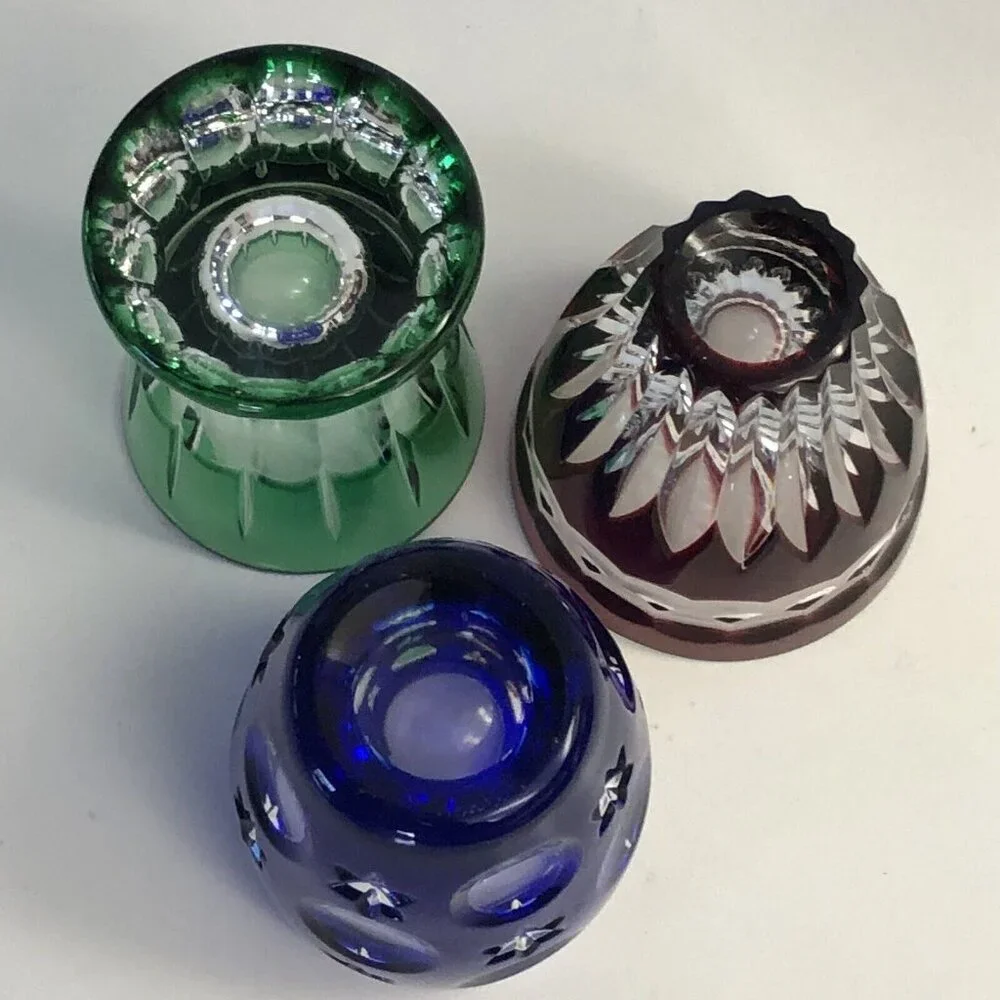 FABERGE CRYSTAL NA ZDOROVYE VODKA SHOT GLASS SET 3 in Set